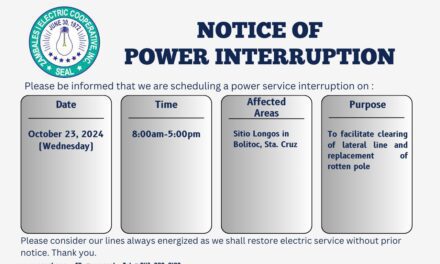 Notice of Power Interruption