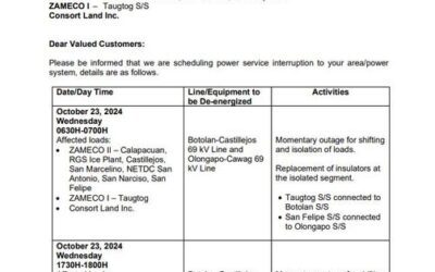 Power Service Interruption
