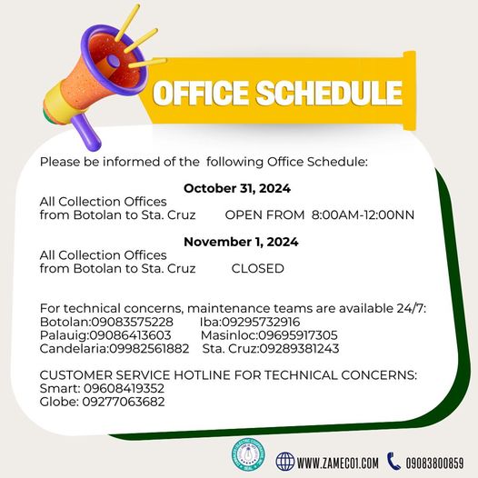 Office Schedule