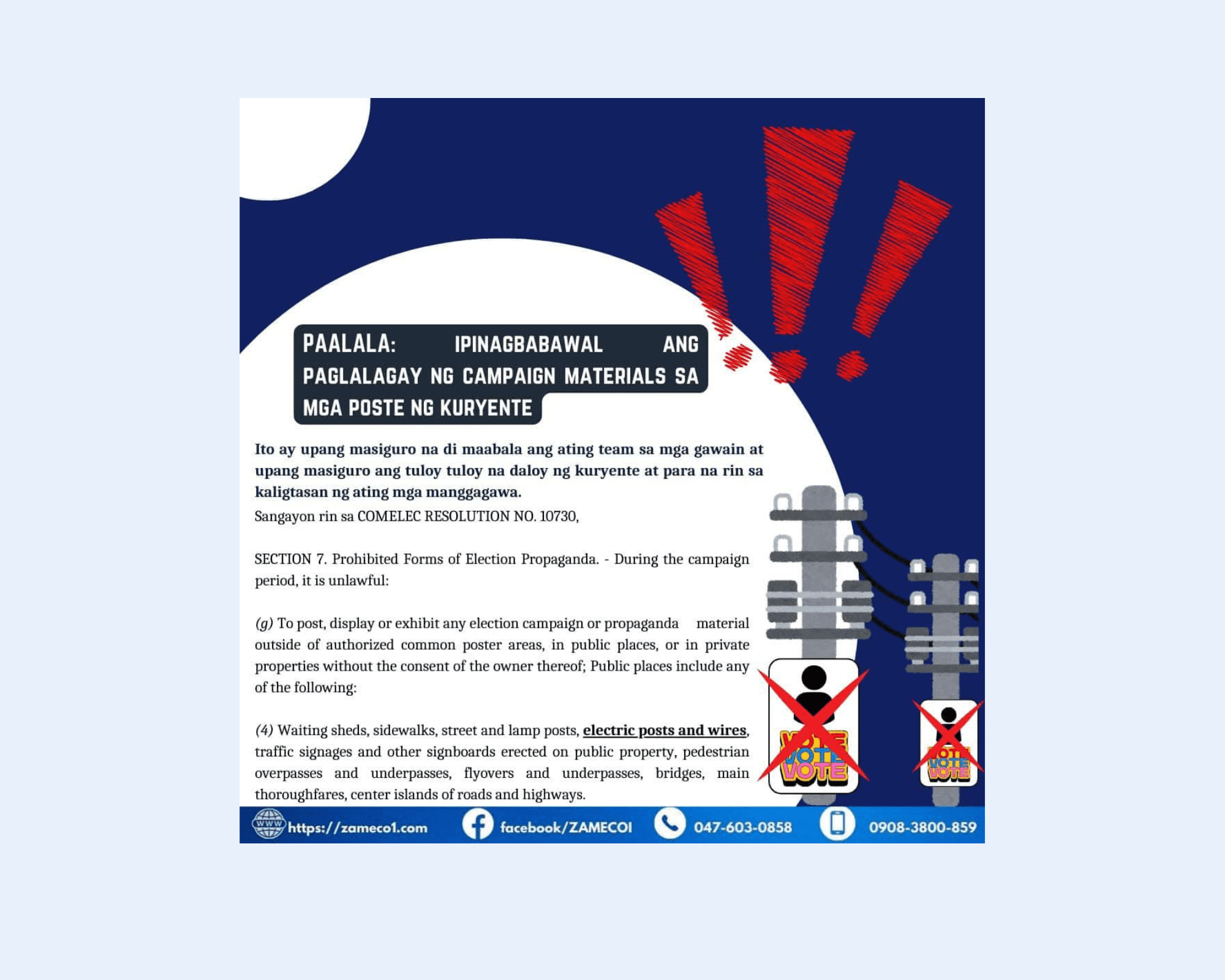 #HALALAN2025 #ZAMECOI #BAWAL #ILLEGAKPOSTING