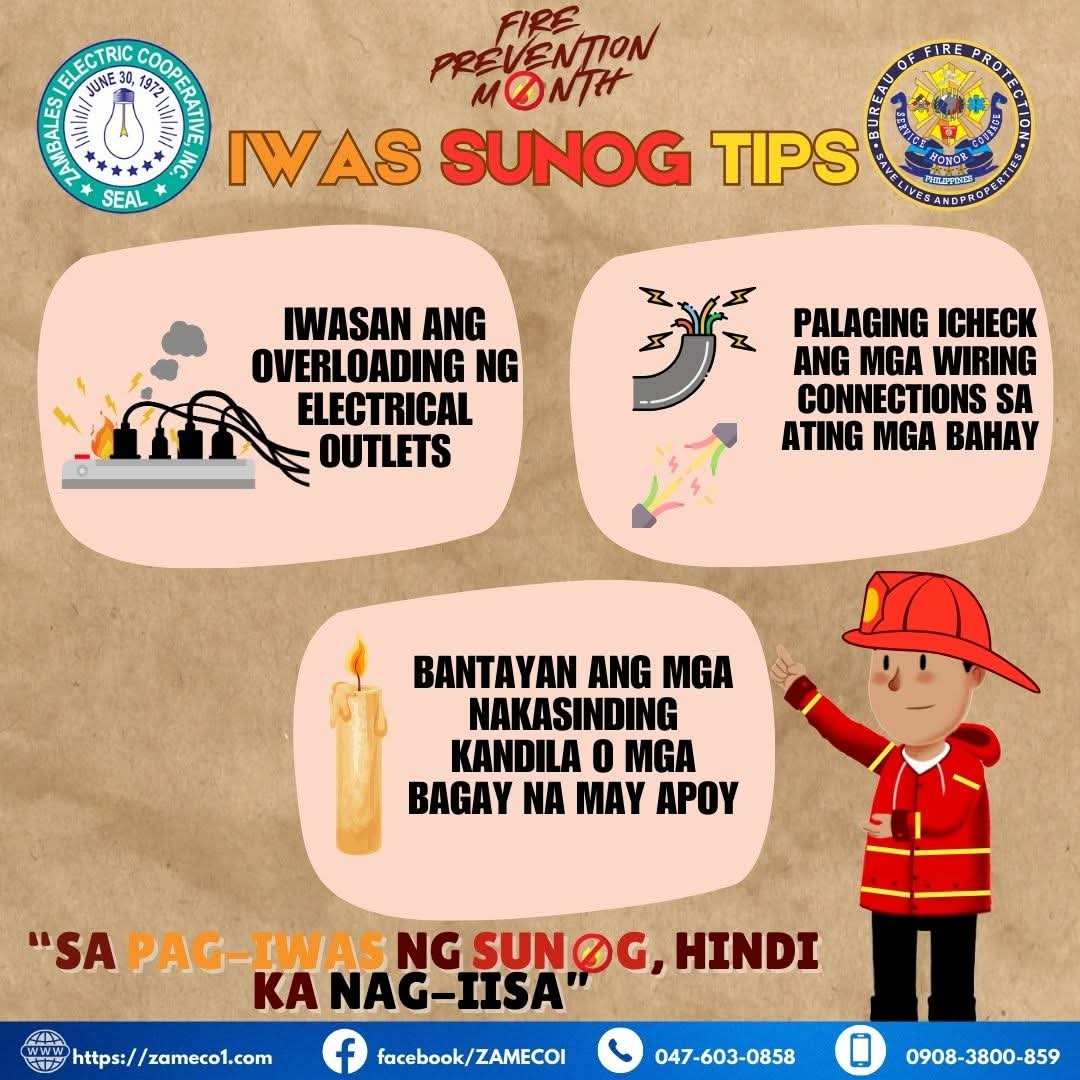 #firepreventionmonth #iwassunogtips #zamecoI