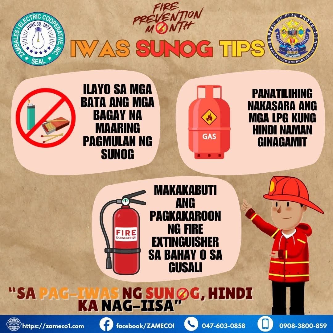 #firepreventionmonth #iwassunogtips #zamecoI