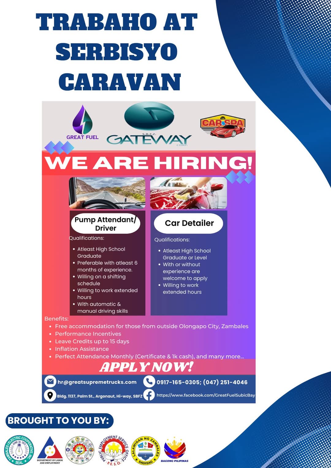 #TRABAHOATSERBISYOCARAVAN #ZAMECOI #HIRING #JOBOPPORTUNITIES