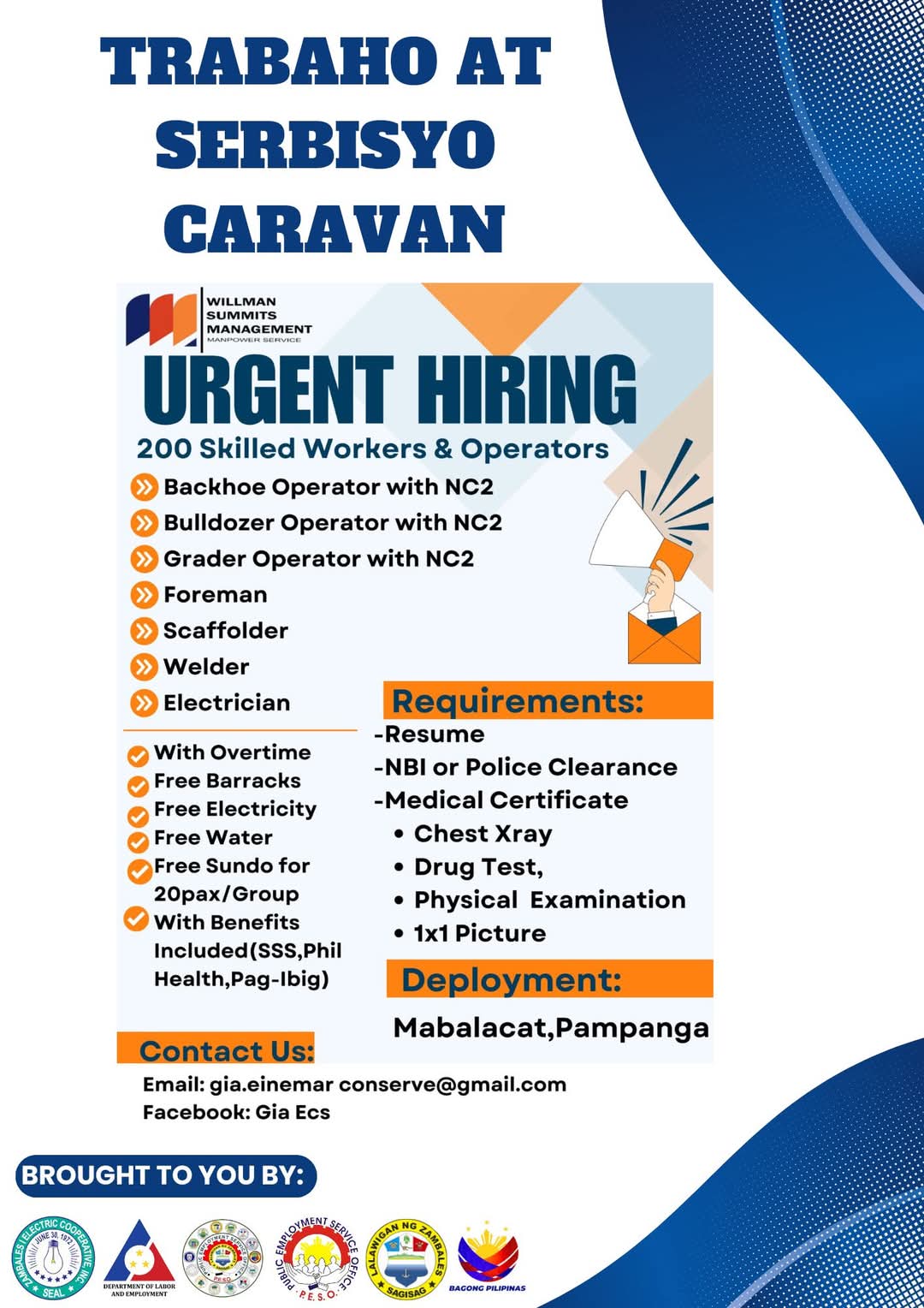 #TRABAHOATSERBISYOCARAVAN #ZAMECOI #HIRING #JOBOPPORTUNITIES