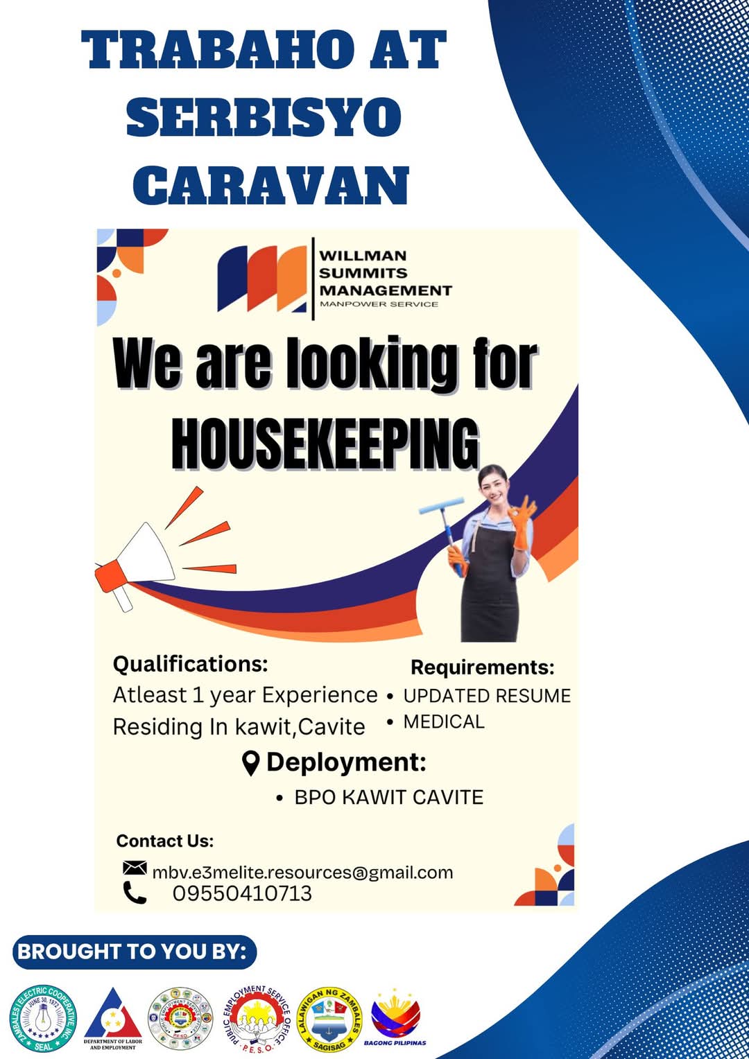#TRABAHOATSERBISYOCARAVAN #ZAMECOI #HIRING #JOBOPPORTUNITIES