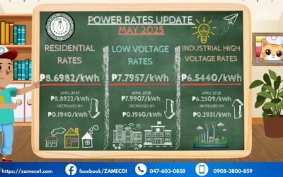 Power Rates Update – May 2025