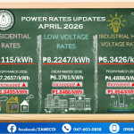 Power Rates Update -April 2026